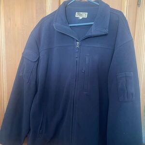 Like New! Duluth Trading Co Men's Dark Blue Fleece Jacket